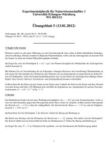 Übungsblatt 5 - Lehrstuhl für Optik, Uni Erlangen