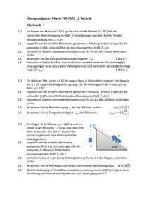 11 Mechanik I - FOS BOS Weiden