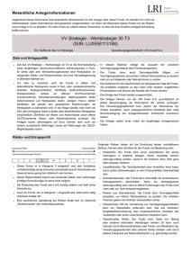 VV Strategie - Wertstrategie 30 T3 (ISIN: LU0558113188)