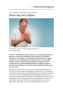 Wenn das Herz flattert - Medizintechnologie.de