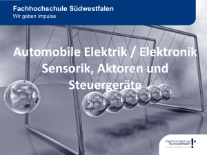 3.) Sensormessprinzipien - Fachhochschule Südwestfalen