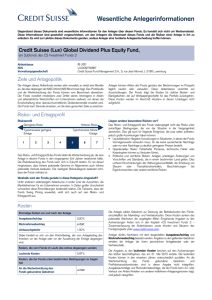 Key Investor Information Document