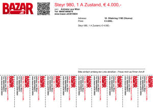 Steyr 980, 1 A Zustand, € 4.000