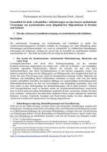 Gesundheit ist nicht verhandelbar: Anforderungen an eine bessere