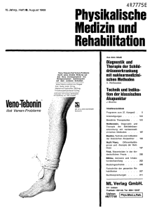 Physikalische Medizin und Rehabilitation Veno