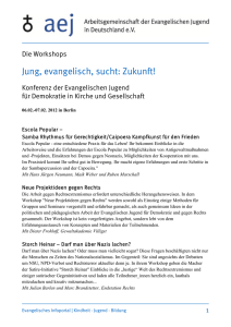 LIste als PDF - Arbeitsgemeinschaft der Evangelischen Jugend