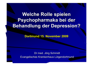 Vortrag von Herrn Dr. Jörg Schnidt