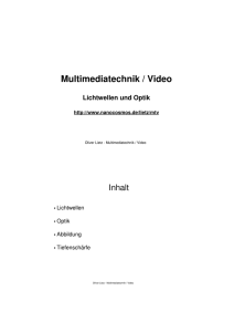 Multimediatechnik / Video