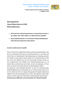 CAZ - Bayerisches Landesamt für Verfassungsschutz