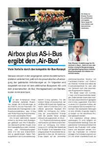 Airbox plus AS-i-Bus ergibt den ‚Air-Bus` Viele Vorteile durch