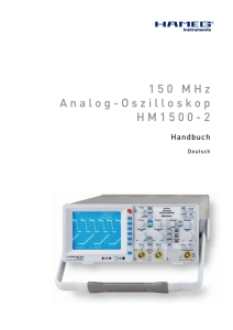 Bedienungsanleitung HM1500