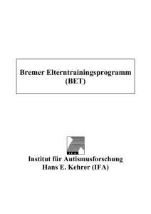 BET Information des IFA Instituts 2008