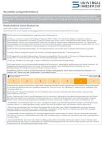 Wesentliche Anlegerinformationen