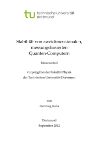 pdf-file - Institut für Theoretische Physik I