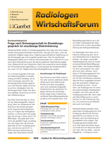 Radiologen WirtschaftsForum