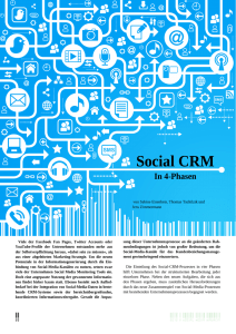 Social CRM is nice - Tachilzik Consulting GmbH