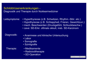 Schilddrüsenerkrankungen -