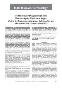 DEWS Diagnostic Methodology