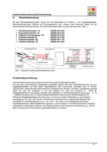 G Ebenheitsmessung Funktionsbeschreibung