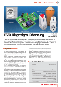 FS20-Klingelsignal-Erkennung