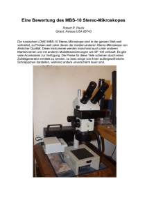 Bewertung von MBS-10 Bericht - Mikroskopfreunde Nordhessen
