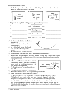 Energie 1 Gib für die folgenden Beispiele je