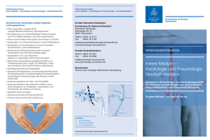 Innere Medizin – Kardiologie und Pneumologie Herzkatheterlabor