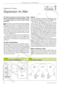 Depression im Alter