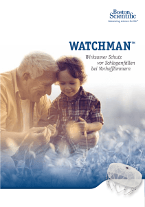 Zur Patientenbroschüre Watchman