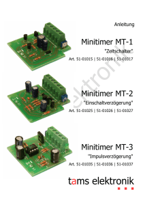 Minitimer MT-1 | MT-2 | MT-3