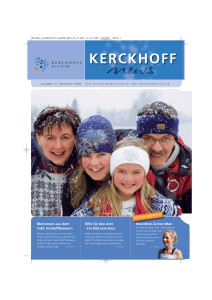 Ausgabe 10, November 2008 “Kerckhoff-News” ( PDF , 2