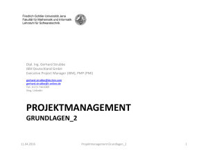 projektmanagement grundlagen_2 - Fakultät für Mathematik und