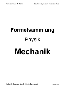 Mechanik - Heinrich-Emanuel-Merck