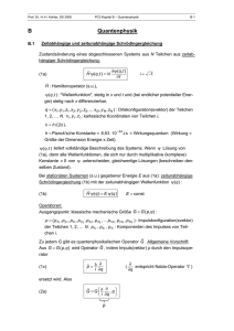 B Quantenphysik