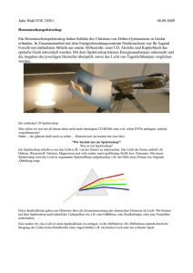 Das Hosentaschenspektroskop