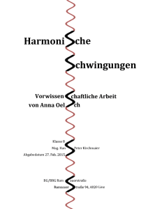 che chwingungen Harmoni - Österreichische Mathematische