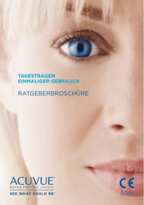 RATGEBERBROSCHÜRE - ACUVUE® Kontaktlinsen