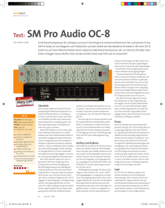 Test: SM Pro Audio OC-8