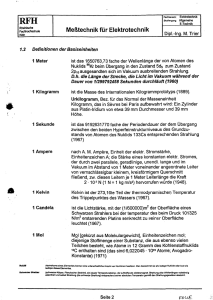 Meßtechnik für Elektrotechnik