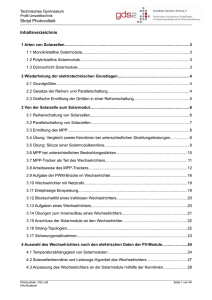 Skript Photovoltaik TG Umwelttechnik