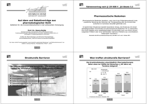 Aut idem und Rabattverträge aus pharmakologischer Sicht