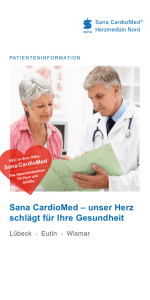 Sana CardioMed – unser Herz schlägt für Ihre Gesundheit