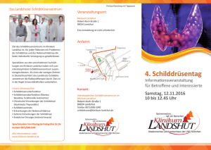 4. Schilddrüsentag - Klinikum Landshut