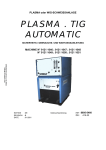 plasma-tig automatic - Schweisstechnik-Wirtz-gmbh