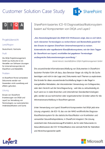 Case Studie: SharePoint-basiertes ICD-10 Diagnose