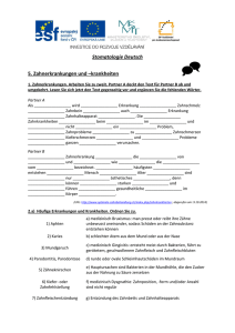 Stomatologie Deutsch 5. Zahnerkrankungen und