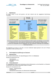 Sensoren - Carl-Engler