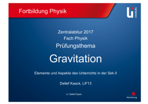 Gravitation - Schul