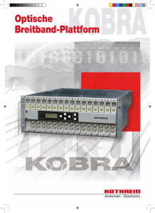 Optische Breitband-Plattform