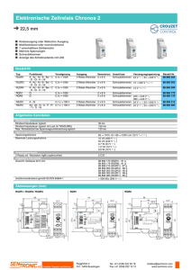 CROUZET Elektronische Zeitrelais Chronos 2